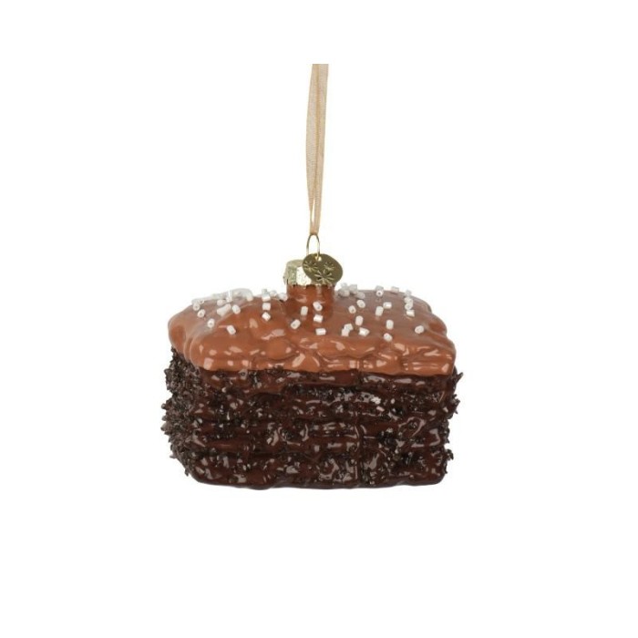 FETTA DI TORTA PENDENTE BROWN H.6
